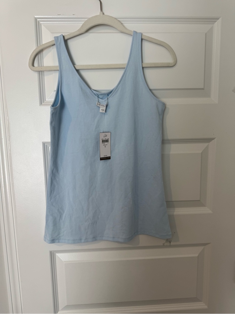 J. Jill Light Blue Women's Tank Top - Scoop Neck